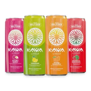 MITRA9 Botanical Beverages - Kava Drink Flavor Variety Pack With Kava Root Extract - Mood Enhancer - Plant Based - Promotes Natural Calm & Clarity (12 Fl. Oz) (4)