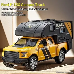 Ford Raptor Alloy Pickup Car Model, Toy Vehicle, Recoil Car, Boy's Simulation Off-Road Truck, Kids Play Car