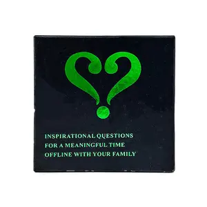 Festive Reunion Warmth Exclusive Card Game, Heart-Inspired Conversation Card Box, Creative Q&a Deep Exchange Tabletop Game, Family Board Game