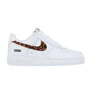 Supreme x GOODENOUGH x Nike Air Force 1 Low 'White Cheetah Print'