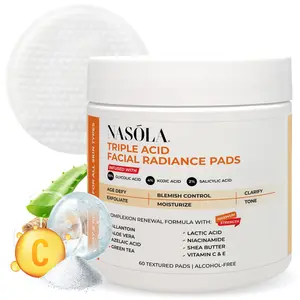 Nasola Triple Acid Facial Radiance Pads