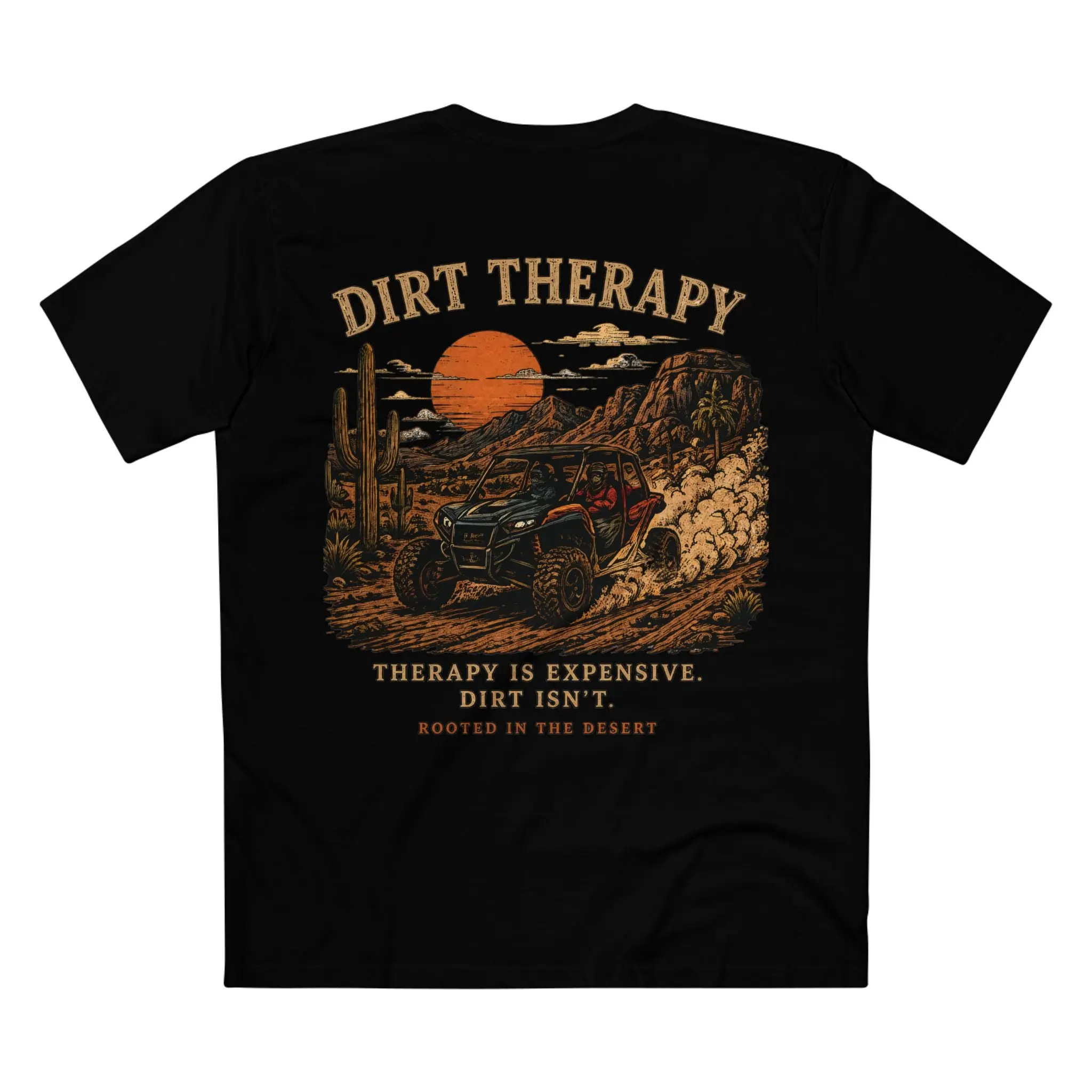 Dirt Therapy Tee — SXS Trail Ride Graphic T-Shirt | Summer 26 Collection