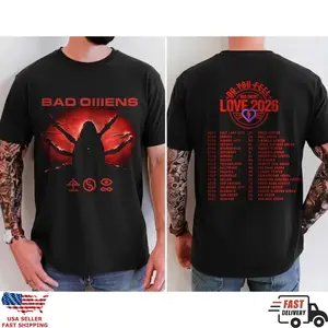 Bad Omens Love 2026 Tour Two Sides T-Shirt Tour Metal Music Shirt