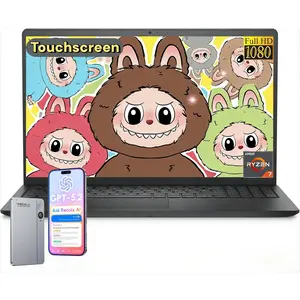 Dell Inspiron 15 3535 Touchscreen Laptop for Business and Student, 15.6" Full HD Anti-Glare Display, AMD Ryzen 7 7730U(8-Core), Windows 11 Home, Copilot, Wi-Fi, 16GB RAM + 512GB SSD, W/Accessory Set