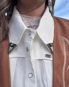 RATTLER COLLAR TIPS W TURQ STONE