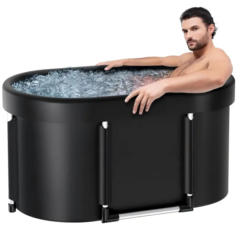 129 Gal XL Ice Bath Tub, , Aluminum Alloy Support, Cold Plunge for Athletes, Outdoor Use- Ideal for Recovery dealsforyou summerwins