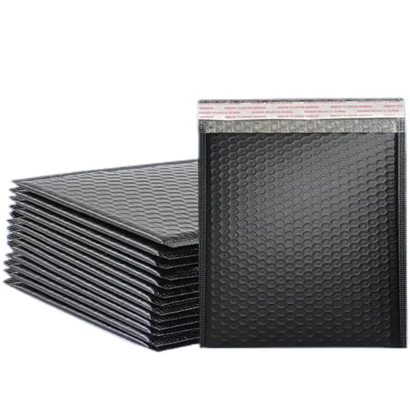 25/50pcs Black Bubble Mailers, 8x9 in Bubble Cushioning Packaging Bags for Mailing, Fragile Items & Electronics Storage, #2 Mailbox Compatible