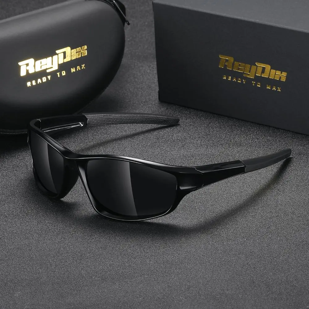 ReyDix unisex same polarized outdoor sports driving riding sunglasses UV400