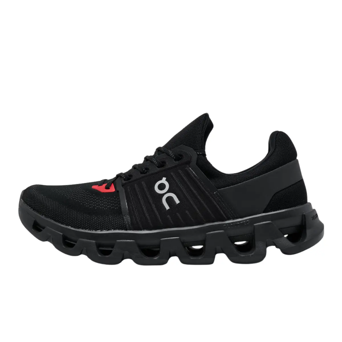 On Cloudswift 4 Black Red Silver 3MF11003185 Men's Fashion Sneaker New