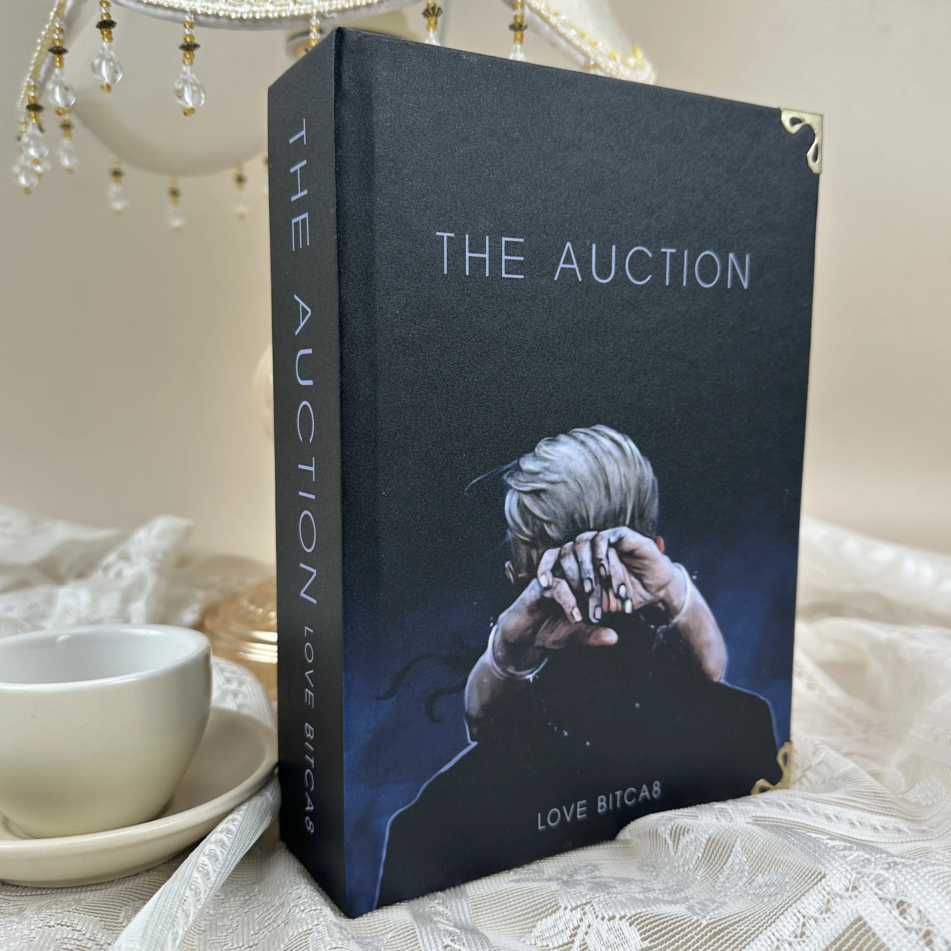 The Auction Custom Bound Book by LovesBitca8 | Dark Romance Hardcover | Special Edition