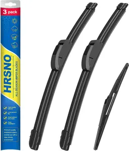 ®   26"+16" Windshield Wipers With 14" Rear Wiper Blade Sets Automotive Replacement for 2007-2011 Honda CR-V CRV Wiper Blades For My Car (Pack of 3)