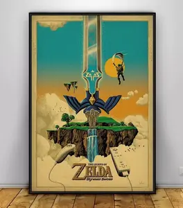 The Legend Of Zelda Game Poster , Wall Art , Wall Prints 45772 273