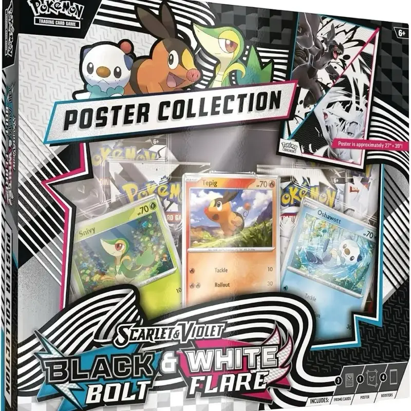 Pokemon TCG Unova Poster Collection (S&V Black Bolt & White Flare)