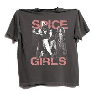 Spice Girls T-Shirt, 90s Pop Band Graphic Tee, Spice World Tour Shirt, Retro Girl Power Oversized Unisex Shirt
