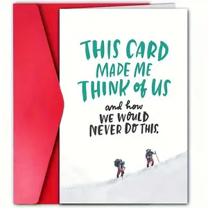 Encouragement Card with Envelope, 1 Count Letter for Partner, Husband, Wife, Friend, Unique Encouraging Card, Positive Message Card for Birthday, Anniversary, Graduation, Greeting Card