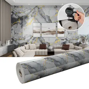 Marble Imitation Tile Wall Stickers Thickened Self-Adhesive Waterproof Moisture-Proof Aluminum-Plastic Board High-Resolution Water-Based Laminate Multi-Functional XPE Easy Home Installation