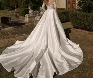 NEW Romano Gia Luxury Detachable Cathedral Bridal Overskirt