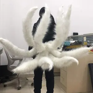 Aili Nine Tails Fox Tail Cosplay Prop Perfect for Anime Costume Roleplay and Dress Up