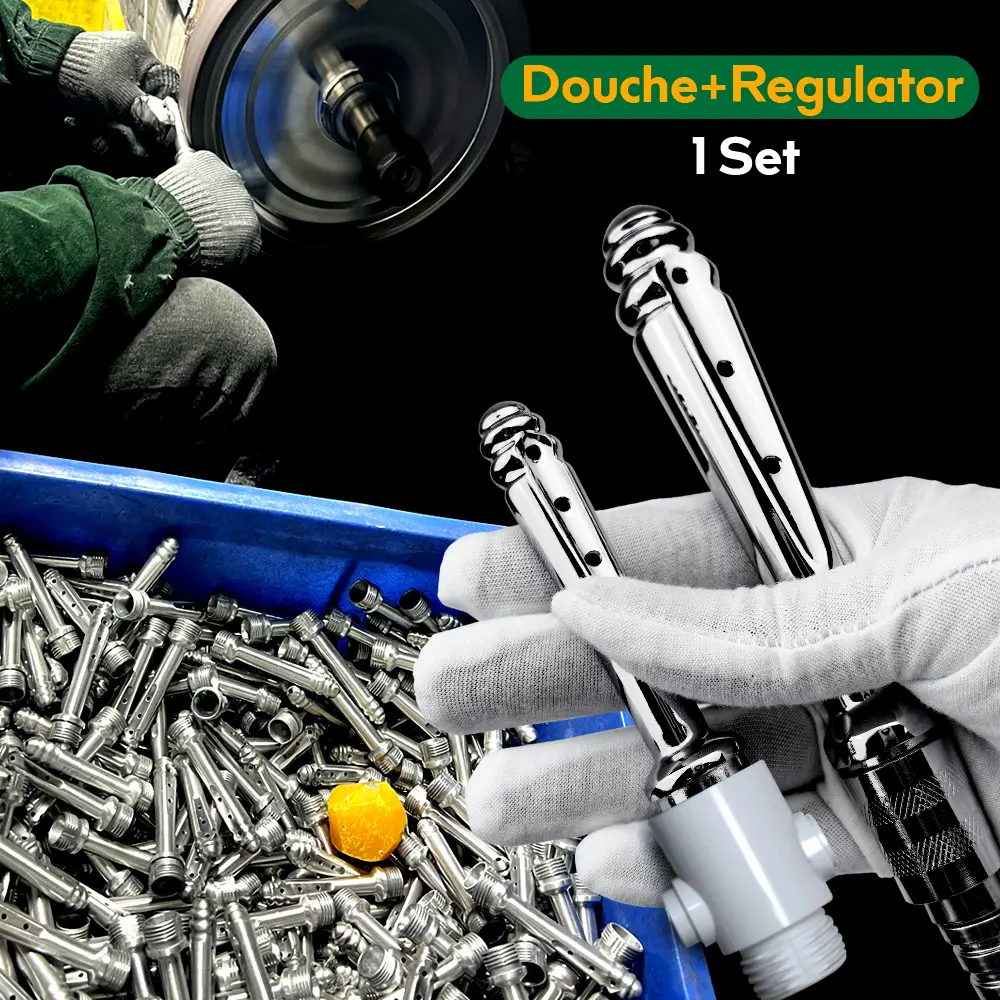 Bathroom supplies Set, 1 Set S/L-Douche & Reg, Easy Installation, Daily Cleaning Care, Travel-Friendly Bathroom Accessory, Shower Head Combination