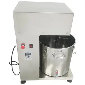 Yokoma Stainless Steel Electric Multifunctional Stuffing Mixer 220V Commercial Stainless Steel Mixing Machine for Filling, Electric Multi-functional Mixer for Dumpling and Baozi Fillings, Adjustable Speed Mixer