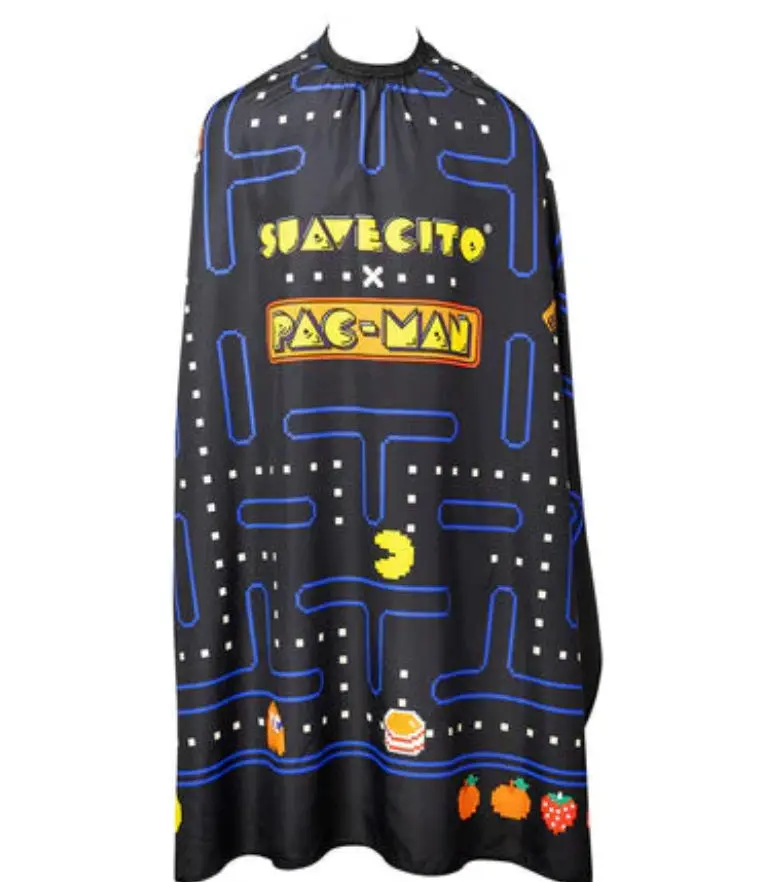 Suavecito Pac-Man Barber Cape – Limited Edition Retro Design