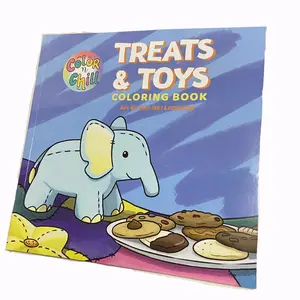 Treats & Toys Coloring Book Premium Artist Edition Marker Friendly Pages by Color 'n Chill