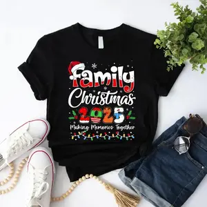 Family Christmas 2025 Matching Outfit Xmas Squad Santa T-Shirt for Festive Holiday SeasonRAIMENTRY