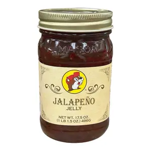 Jalapeño Jelly 17.5 oz - Snack Dessert in Glass Jar with Lid