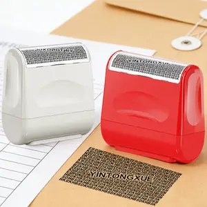 2-PACK Privacy Protection Security Roller Stamp for Address & Billing Info Blocker Home Office Mailing Essentials 30m Long-Lasting Roll