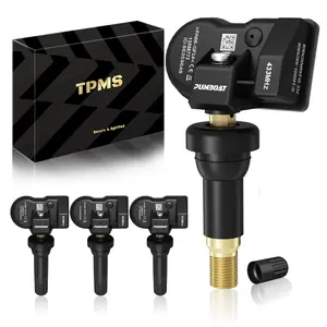 PUMBOAT TPMS GM 433Mhz Pre-programmed,Compatible With GMC Sierra 1500 2019-2025|Sierra 2500 2020-2025|Yukon 2020-2025|Acadia 2016-2023|BUICK Enclave 2018-2022/OE#13598773(Set of 4)Tire Pressure Sensor