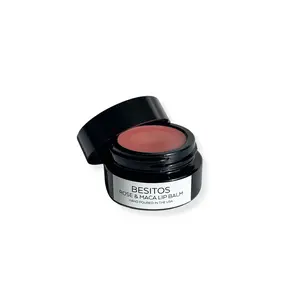 Salud Moisturizing Besitos Lip Balm - For Dry Lips 15ml Rose & Maca Formula Hand Poured in the USA
