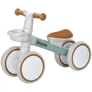 New Balance Toddler Balance Bike for 1-3 Years Old Boys & Girls, Polypropylene Frame, Aluminum Alloy Parts, Silent Tires, Adjustable Seat, 44 lbs Weight Capacity, Green Baby Essential