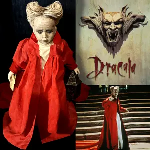 #66 Bram Stoker's Dracula Horror Movie Character Doll by Erika's Emporium Creepy Doll for Sale