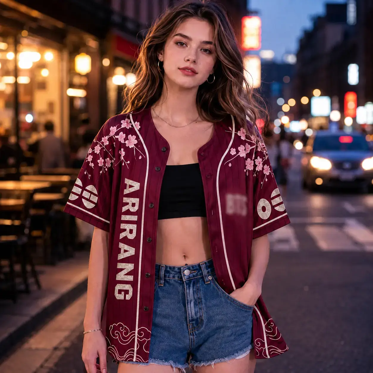 Personalized Music Arirang Baseball Jersey – Korean Pop Style Custom Name & Number 07 Shirt