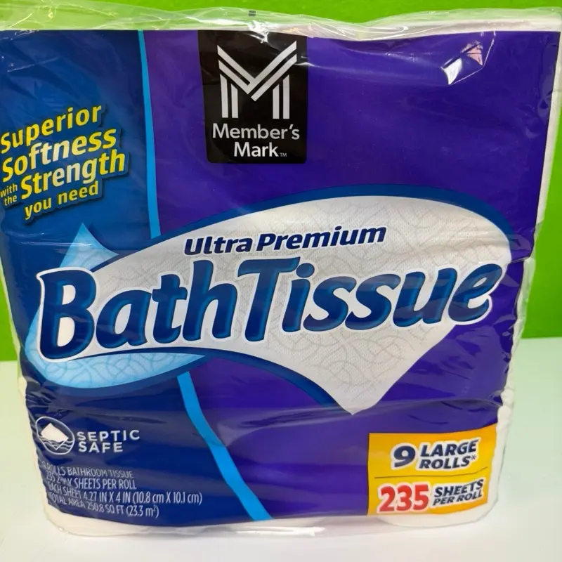 BathTissue Premium Soft Toilet Paper 3 Rolls Pack for Daily Use - Soft and Absorbent
