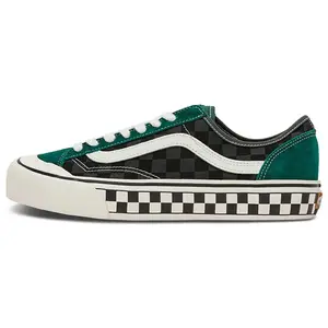 Vans Style 136 Low-Top Skate Shoes for Men and Women in Green