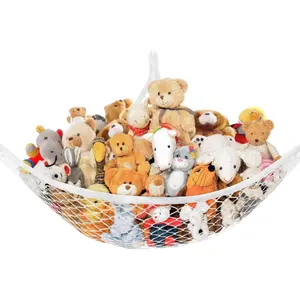 Stuffed Animal Net Hammock - 1 Pack for Plushie Toys, Corner for Room Decor, Ideal for Organizing Stuffy Collection