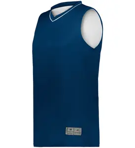Augusta 153 Reversible Two-Color Jersey Navy