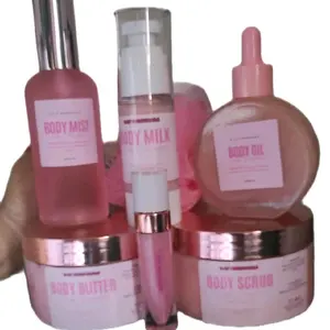 Pink Paradoxe Luxury 5 piece Body care Set Moisturizing Scented Foaming Moisturize