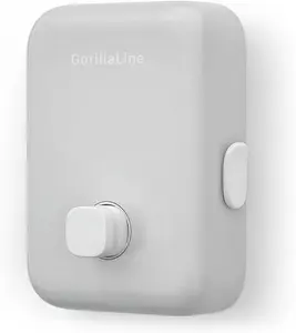 GorillaLine - Retractable Clothesline Indoor Outdoor Clothes Line | Heavy Duty Clothes Drying Laundry Line | Wall Mounted Drying Rack Clothing Line | Retracting Hanging | Features Secure Lock System