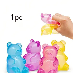 Little Bear Maltose Pinch Candy Little Bear Shape Slow Rebound Stress Relief Toy, Party Gift, Stress Relief Tool