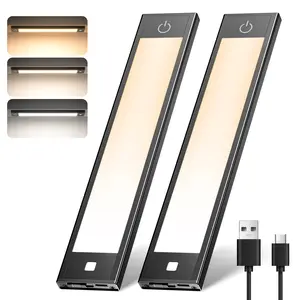 VST 72 LEDs Motion Sensor Lights Indoor 3 Color Under Cabinet Lights,Motion Sensor Night Light Indoor,1800mAh USB Rechargeable Light,Magnetic Installation Dimmable Lights for Kitchen,Wardrobe,Pantry, Closet,Bathroom,Stairs,Sink Cabinet,Garage,Mother's Day