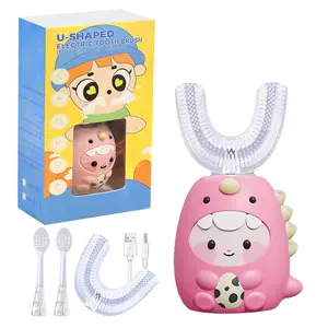 U-Shaped Electric Toothbrush for Adults, Automatic 360° Cleaning with Soft Bristles, 3 Cleaning Modes, USB Rechargeable, Waterproof