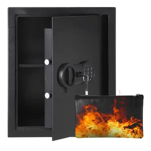 Heavy-Duty Fireproof & Water Resistant Safe Box with Dual Locks for Home and Office (10-31 inch)