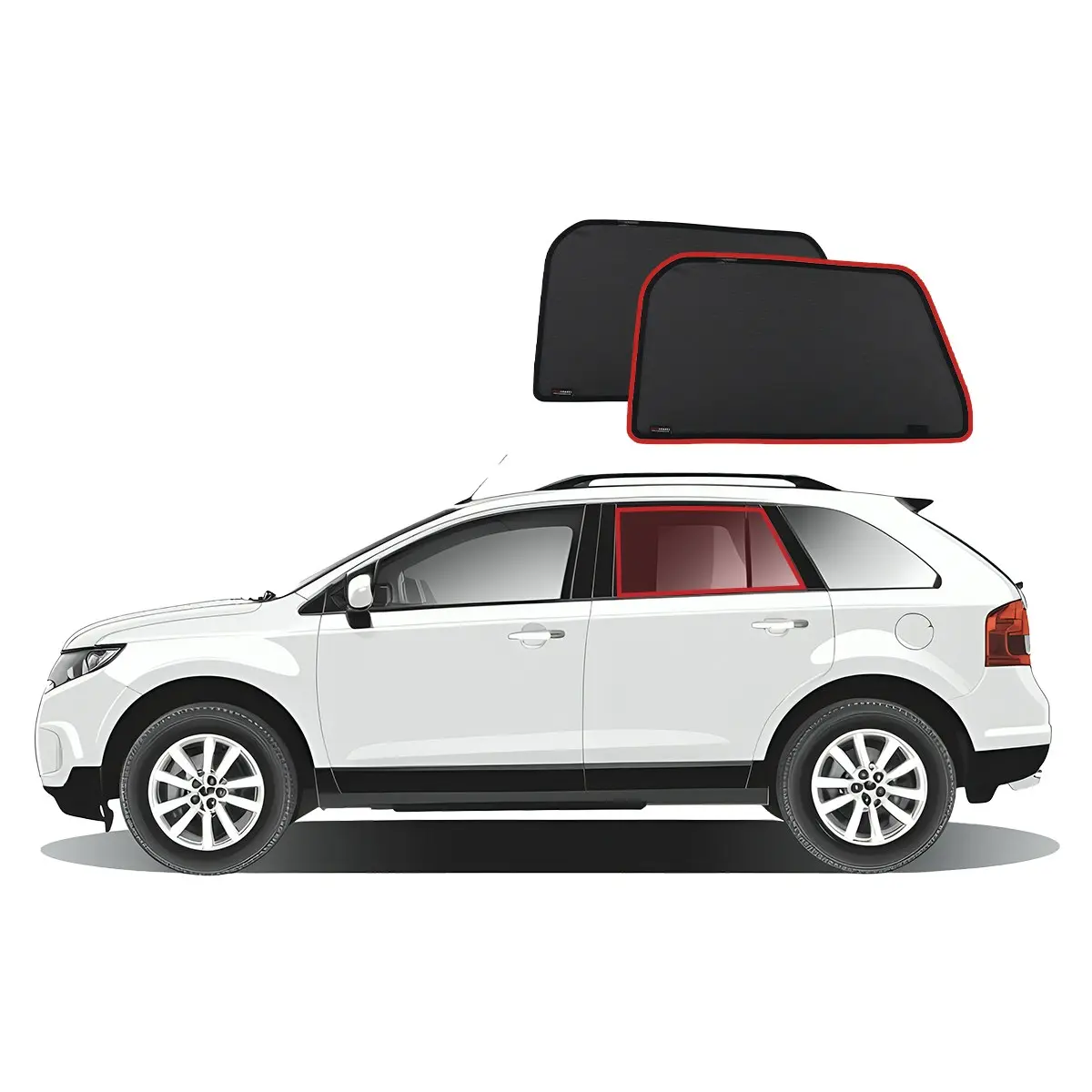 Ford Edge 1st Gen Rear Door Car Window Sun Shades (2007 to 2014)