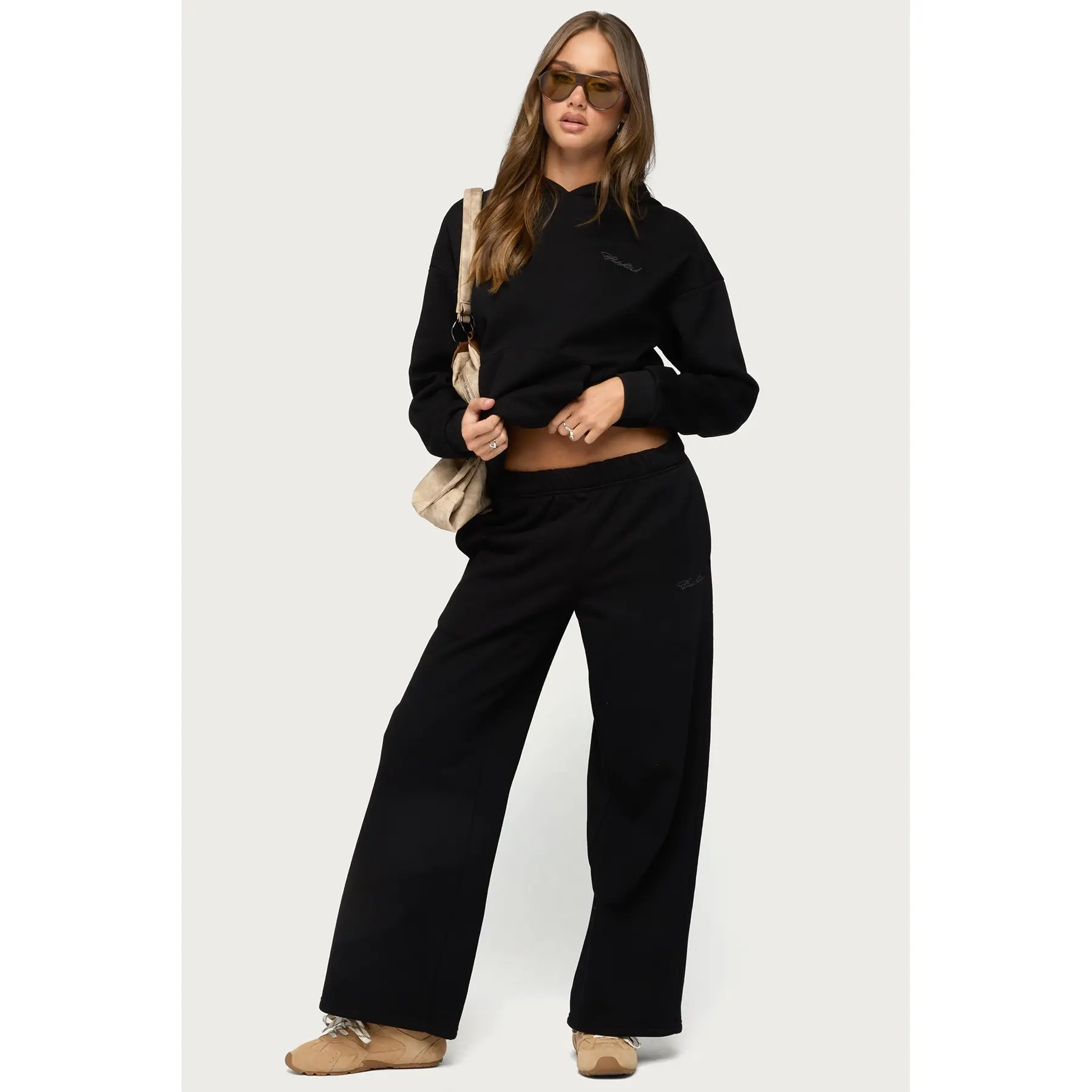 Basic Girl Wide Leg Edikted Sweatpants