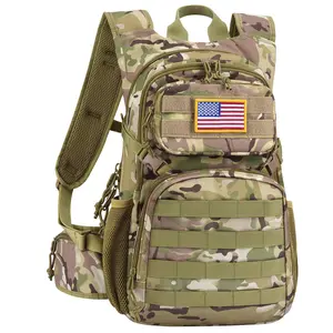 【Holiday Haul Deal】Tactical Hydration Backpack with 3L TPU Water Bladder, 22L Hiking Backpack for Men Women, Heavy Duty Molle Water Backpack with Multiple Compartments for Cycling Running Hunting Camping Hiking