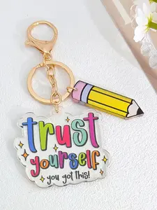 Graduation Book Shape Keychain, Acrylic Book Pendant, Perfect for Backpacks and Pen Bags, Ideal Gift for Students and Teachers