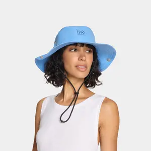Mission Cooling Bucket Hat - Snappable Wide Brim, UPF 50 Sun Protection, Adjustable Cord, Machine Washable, Unisex Design, One Size Fits All