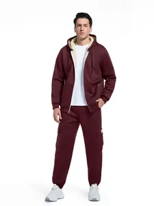 Men's Casual Sports Set, Hoodie Jacket & Pants for Outdoor Running, Daily Wear, Comfortable and Stylish Activewear